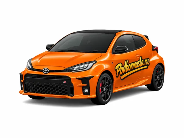 Toyota GR Yaris — иллюстрация на основе официальной фотографии Toyota