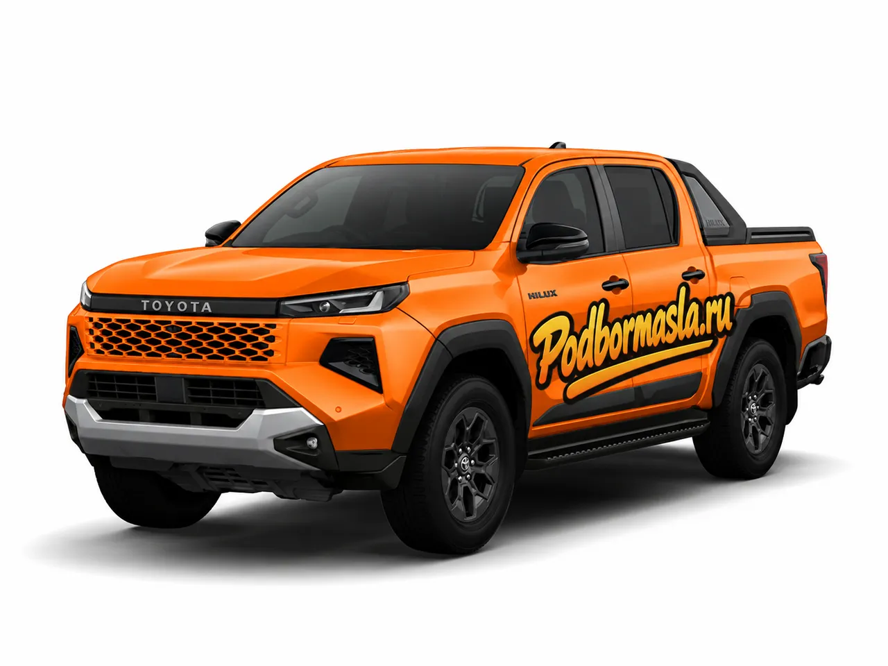 Toyota Hilux — иллюстрация на основе официальной фотографии Toyota
