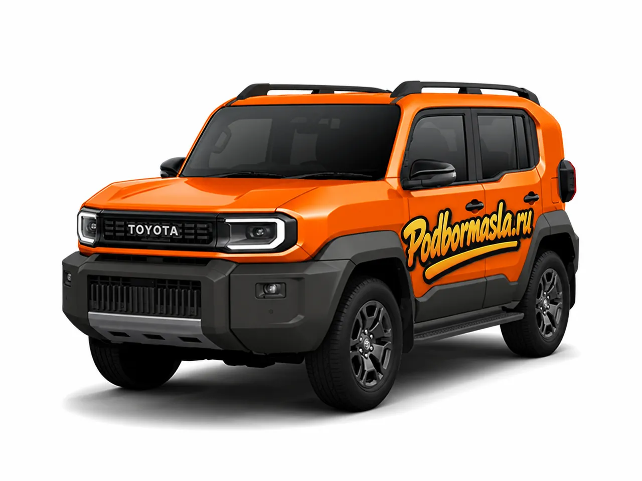 Toyota Land Cruiser FJ — иллюстрация на основе официальной фотографии Toyota