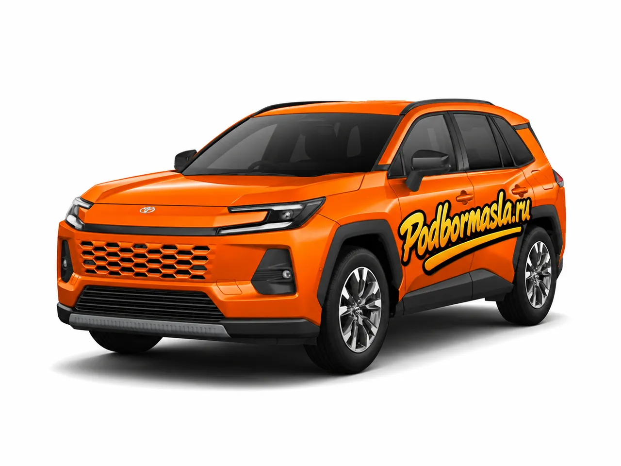 Toyota RAV4 — иллюстрация на основе официальной фотографии Toyota