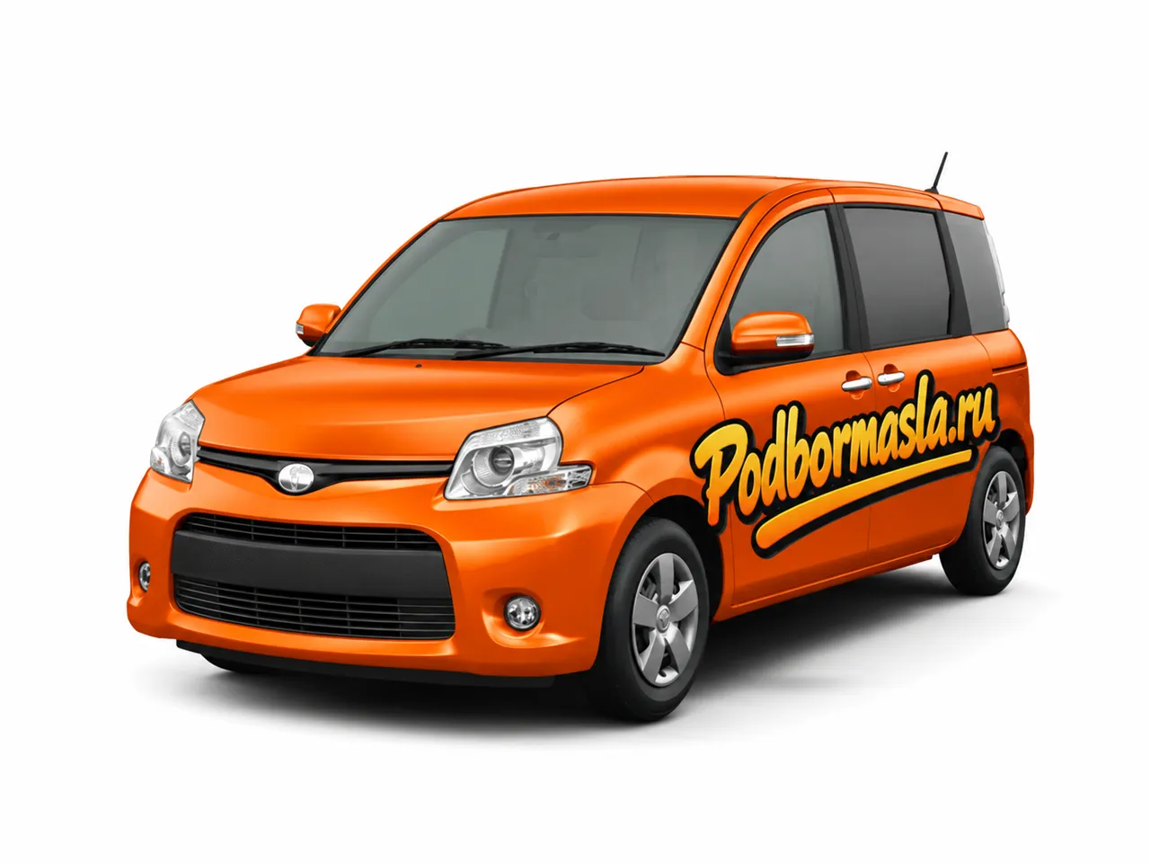 Toyota Sienta — иллюстрация на основе официальной фотографии Toyota