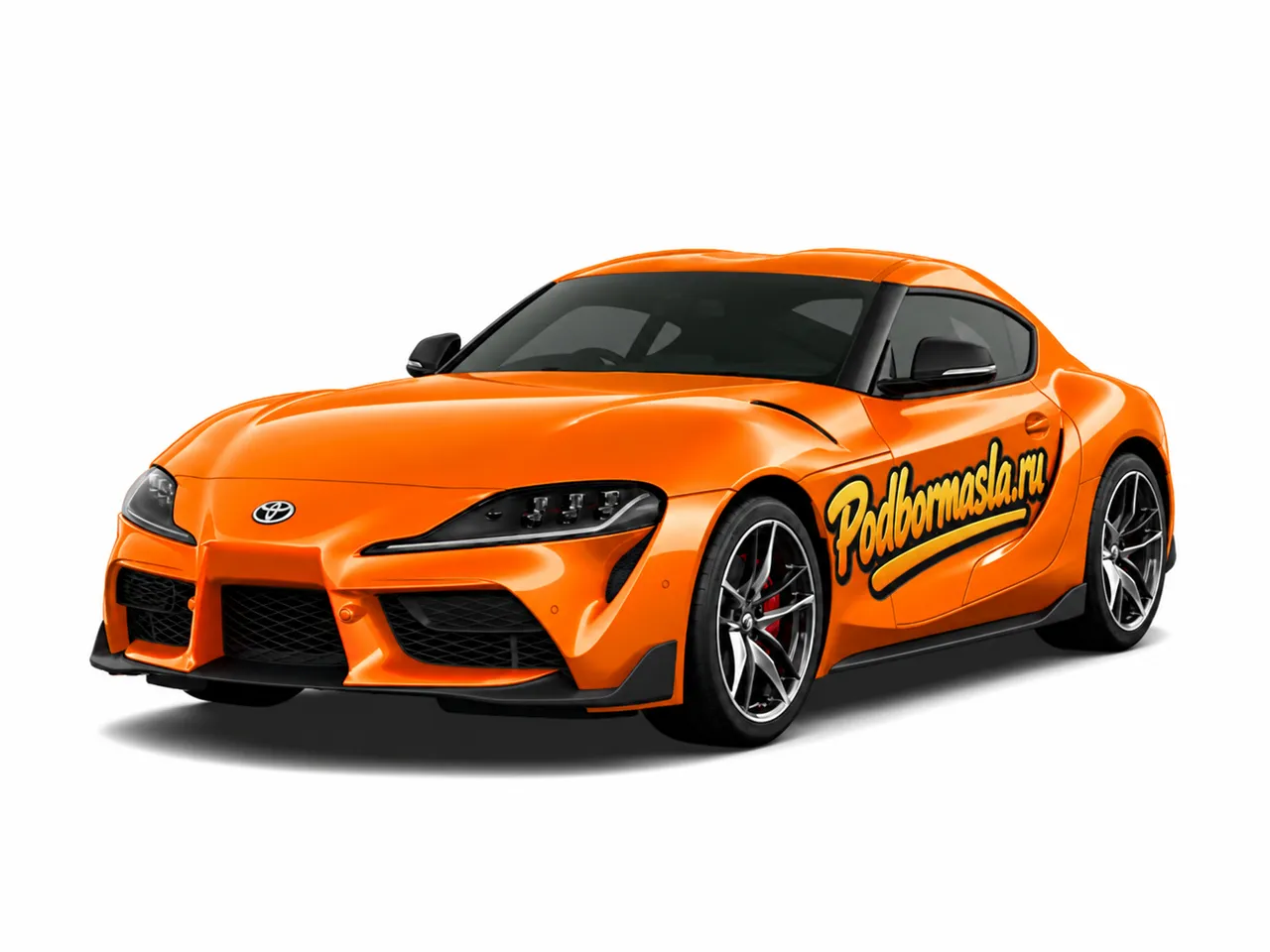 Toyota Supra — иллюстрация на основе официальной фотографии Toyota