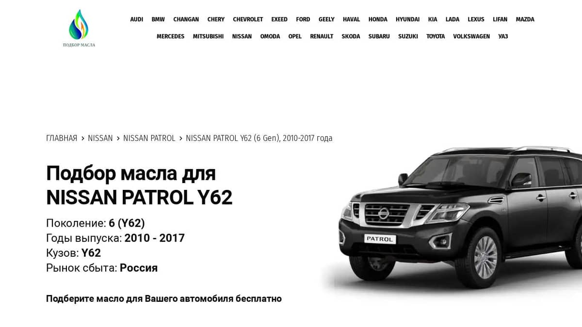 Замена масла в МКПП Nissan Patrol VI (Y62)